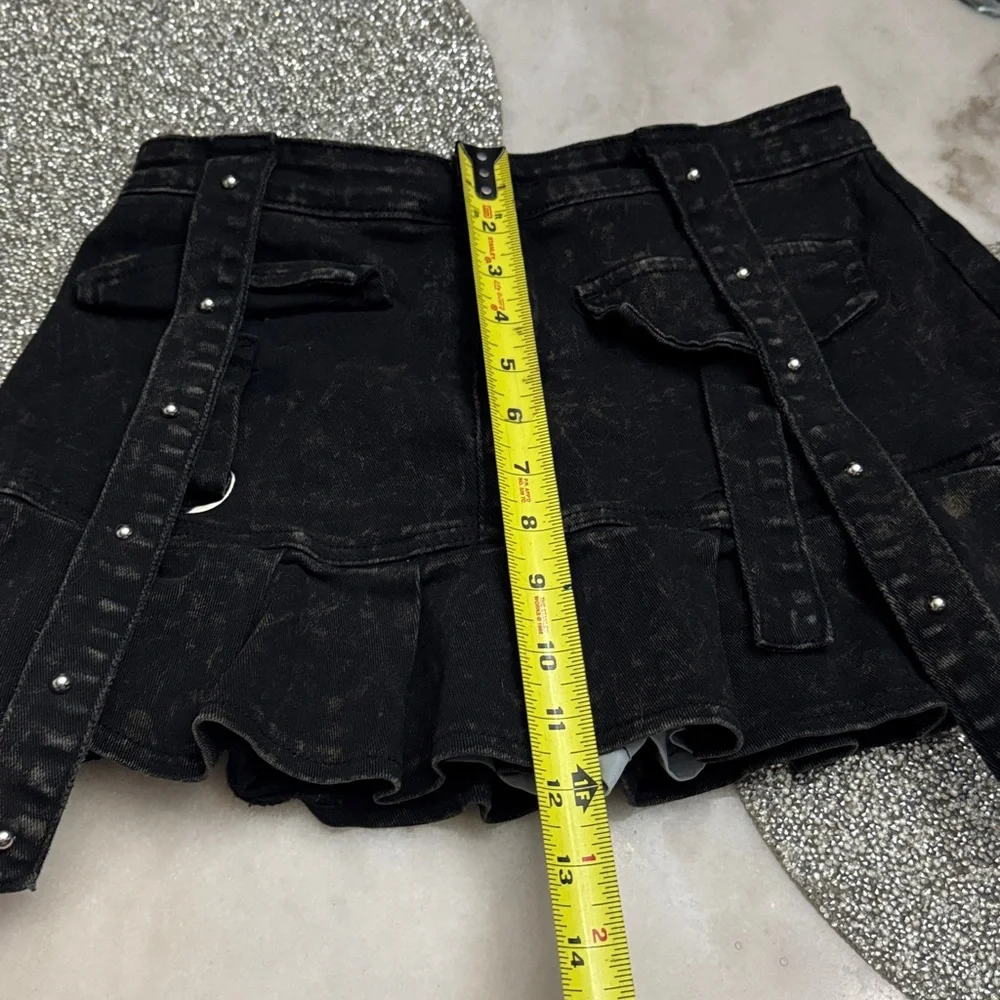 Black grunge skort small - Picture 8 of 10